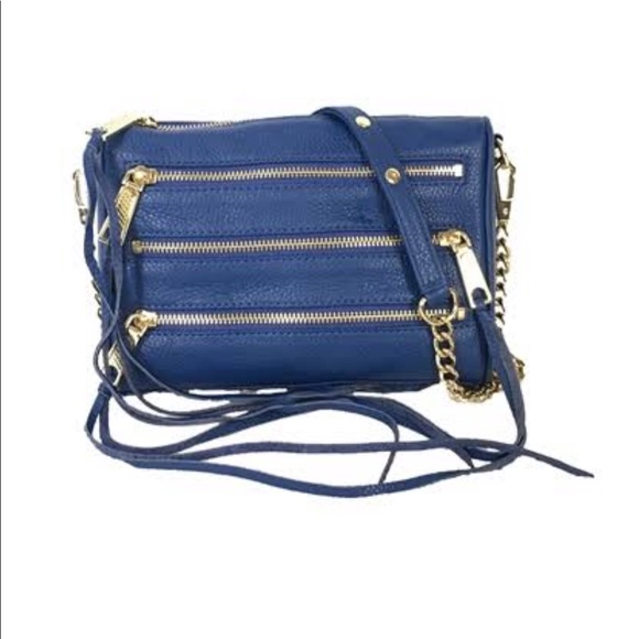 Rebecca Minkoff Handbags - Rebecca Minkoff Leather 5 Zipper Mini Crossbody